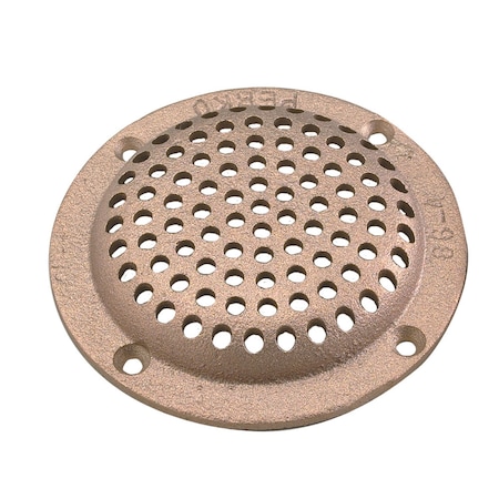 Perko 5" Round Bronze Strainer 0086DP5PLB